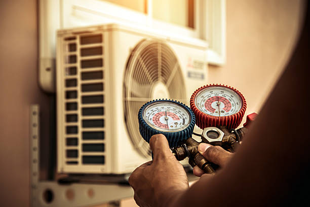 Professional Heat Pump Repair technician working in Waterville, MN